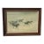 Large 32" X44" Vintage Picture of Horses Galloping Oil on Canvas Signed For Sale