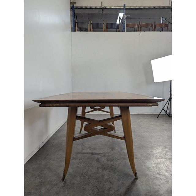 Vintage Polyester Varnish Table, 1960s For Sale - Image 3 of 8