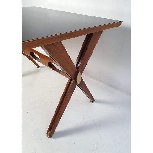 Mid-Century Italian Desk, 1950s For Sale - Image 4 of 14