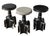 "Quartina" Bar Stool With Stainless Steel and Bronze For Sale In Los Angeles - Image 6 of 6