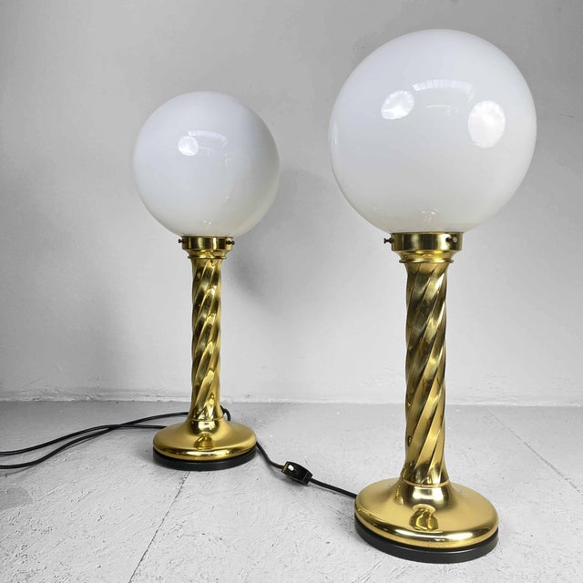 Vintage Table Lamps attributed to Rogo Leuchten, 1970s, Set of 2 For Sale - Image 4 of 17