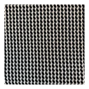 Designer Kravet Black & White Check Dogstooth Houndstooth Woven Fabric Sample