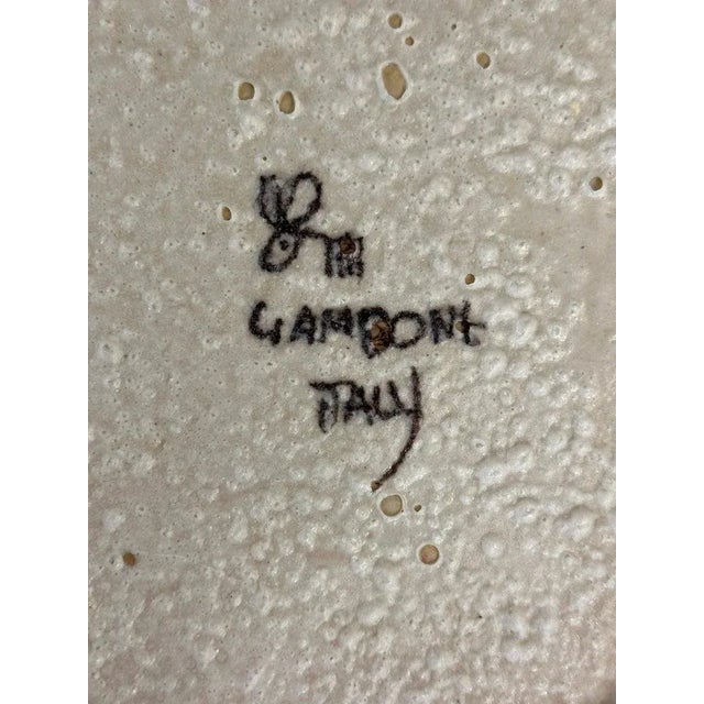 1950s Large Guido Gambone Charger For Sale - Image 12 of 13