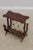 Traditional Maitland Smith Regency Mahogany Magazine Table For Sale - Image 3 of 16
