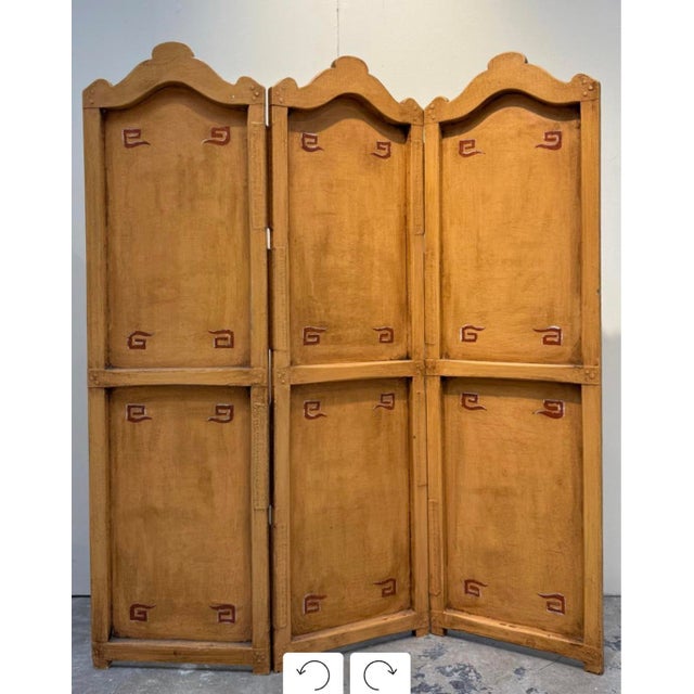 18th Century French Three Panel Screen For Sale In Atlanta - Image 6 of 7