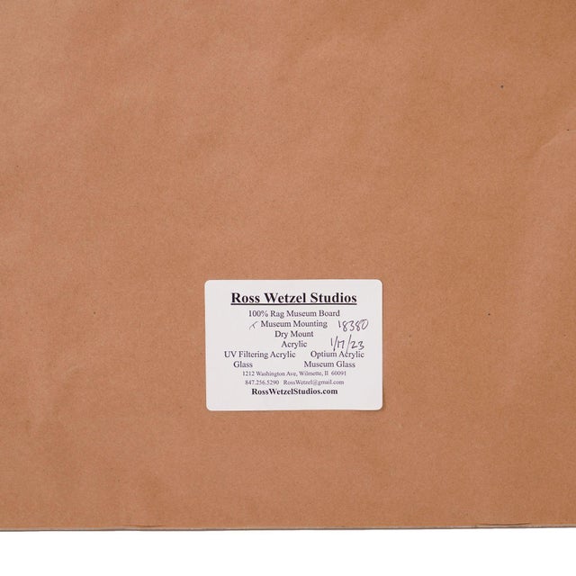 Blue Idyllic Summer Landscape by A. Puig, 1800's For Sale - Image 8 of 11