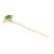 Antique Art Nouveau 14k Gold & Jade Green Glass Stickpin For Sale - Image 9 of 12