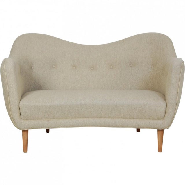 Vintage Two-Seater Sofa by Finn Juhl, 1950s For Sale - Image 16 of 16