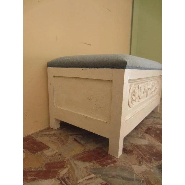Shabby Stool or Bench, 1920s For Sale - Image 4 of 9