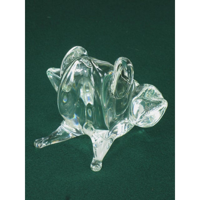 Mid 20th Century Glass Frog Paperweight Vintage Murano Italy Signed: Licio Zanetti Figurine For Sale - Image 6 of 14