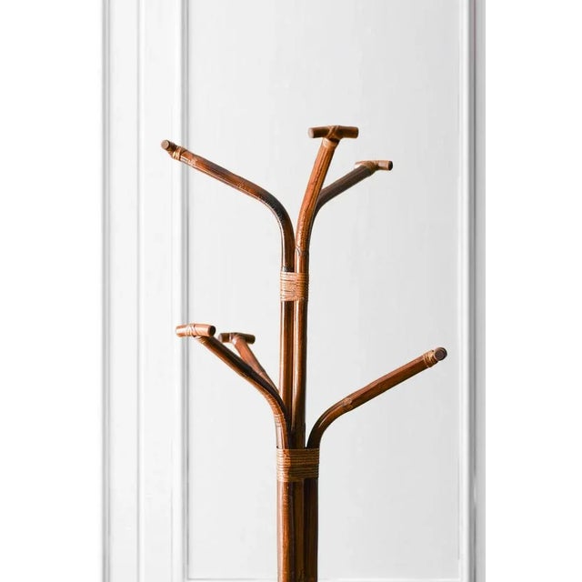 Bamboo Coat Rack, 1980s For Sale - Image 4 of 7