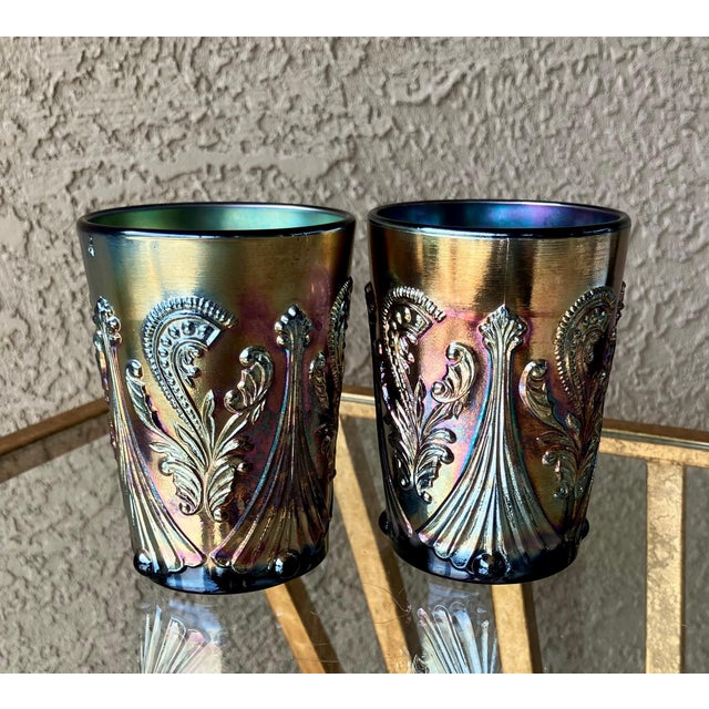 Excellent Pre-Owned Condition. in Cobalt It seems inevitable that such a noteworthy pattern, Inverted Fan & Feather by...