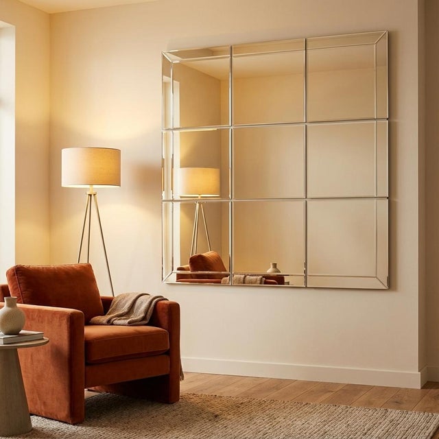 Grid Mirror For Sale In Chicago - Image 6 of 10