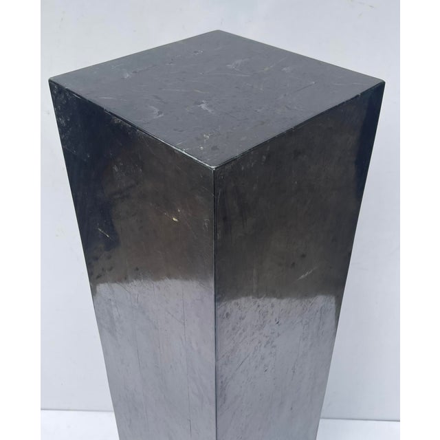 Tessellated Stone Pedestal by Marquis Collection of Beverly Hills, Usa 1990s For Sale - Image 17 of 18