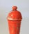 Mid 20th Century Mid-Century Orange Studio Art Drip Glaze Pottery Bottle Vase For Sale - Image 5 of 7