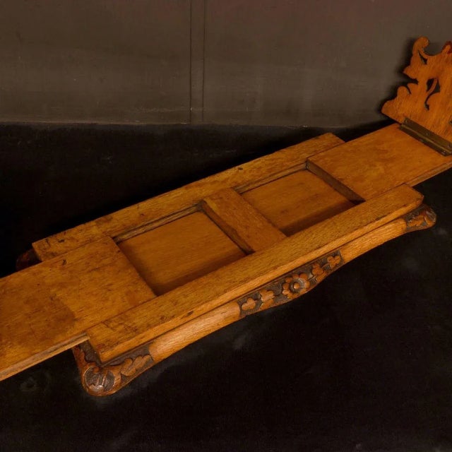 Victorian Oak Book Rack For Sale - Image 9 of 12