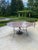 Pink Outdoor Round Granite Table For Sale - Image 8 of 11