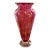 Pink Art Deco Glass Vase - Hand Blown For Sale