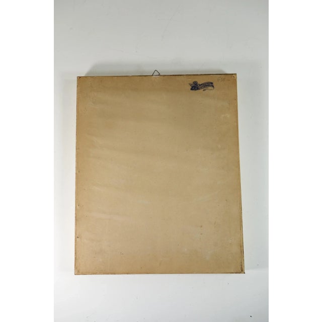 Paper Giovanni Meschini, Madonna and Child, 1920s, Pochoir Print For Sale - Image 7 of 8