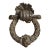 19th Century English Cast Iron Door Knocker, the Wreath of Victory For Sale