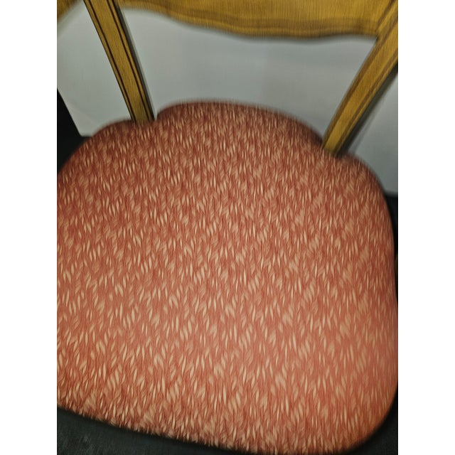 Wood Vintage Mustard Hand Painted Swedish Style Scroll Arm Chairs - A Pair For Sale - Image 7 of 7