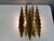 Large Brutalist Brass Wall Lamp by Svend Aage Holm Sørensen for Holm Sørensen & Co., Denmark, 1960s For Sale - Image 6 of 14