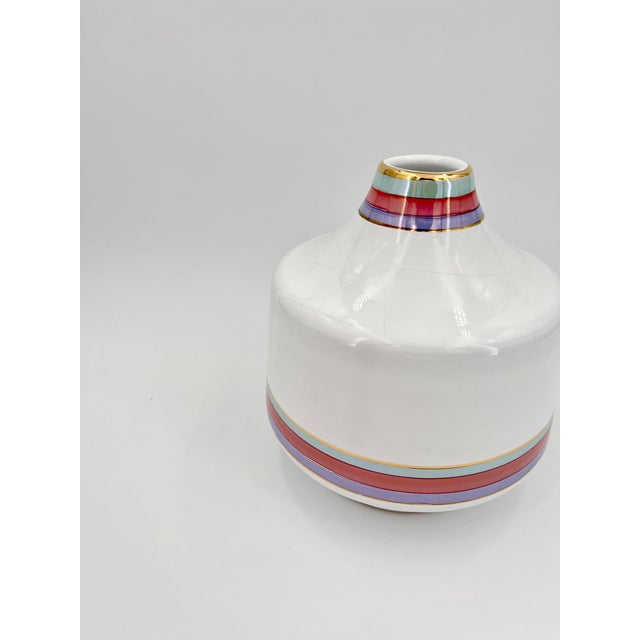 1970s Vintage Italian Ceramic Vase by Nazareno Picchiotti from Deruta, 1970s For Sale - Image 5 of 15