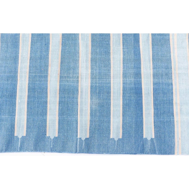 Mid 20th Century Vintage Indian Dhurrie Rug Doris Leslie Blau For Sale - Image 5 of 11