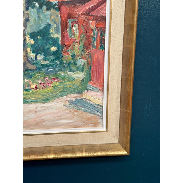 John Rosenqvist, House in Naantali, 1950s, Oil Painting on Board, Framed For Sale - Image 11 of 18