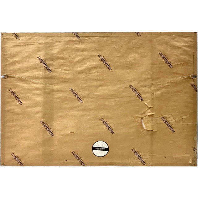 Blue 20th Century Oil on Canvas Abstract Painting For Sale - Image 8 of 10