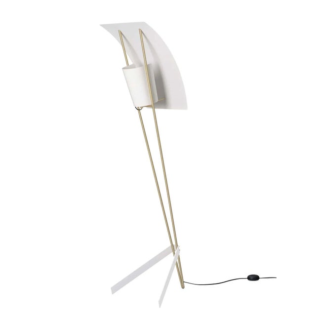 Pierre Guariche Kite Floor Lamp in White for Sammode Studio For Sale - Image 12 of 12