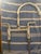 Beautiful arched bridge faucet with side spray, custom from California Faucets with knurling detail. Open box. Like new...