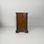 Italian wooden bedside cabinet, 1800s Dark wood bedside cabinet with a central door, moulded frames and carved...