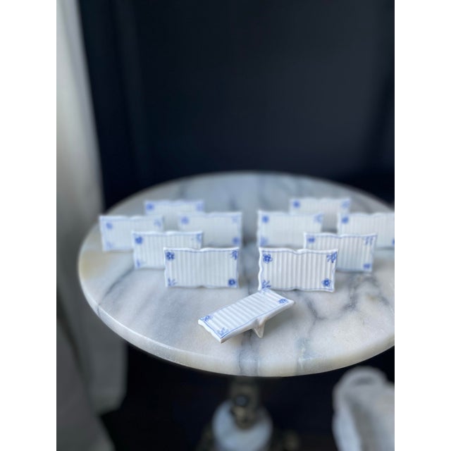 Handpainted Fine Bone China Name Plates For Sale - Image 4 of 6