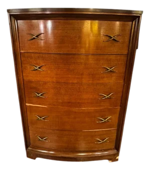 1970s 5 Drawer Dresser, Attributed