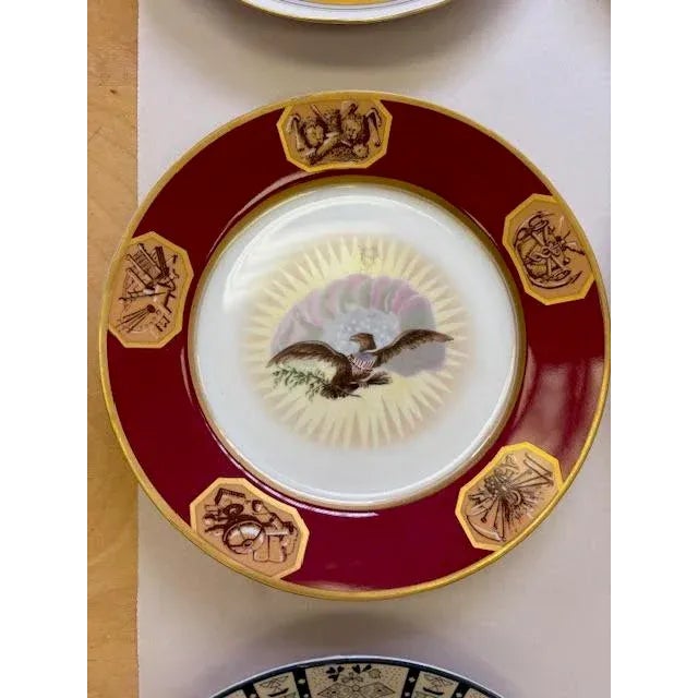 The Danbury Mint White House Presidential Plate Collection - Complete Set of 12 For Sale - Image 13 of 13