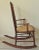 Antique Early 20th Century Rj Horner Faux Bamboo Wood Wicker Seat Child's Rocking Chair For Sale - Image 9 of 11