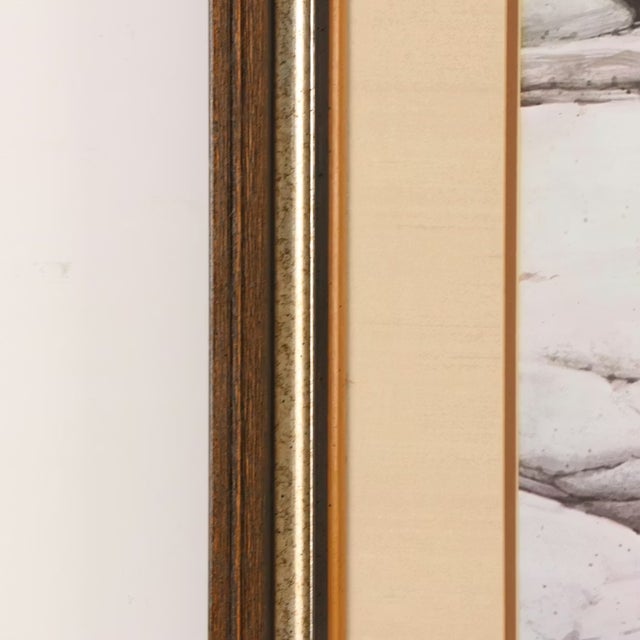 Late 20th Century Framed Leopard Lithograph "Ambush," by Guy Coheleach Wildlife Art For Sale - Image 9 of 12