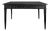 Large Louis XVI Flat Desk in Black Lacquered and Gold Trim For Sale