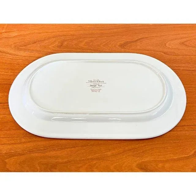 Villeroy & Boch 1980s Villeroy and Boch, Design Naif, Oval Serving Platter and Plate, Set of Two (2) For Sale - Image 4 of 8