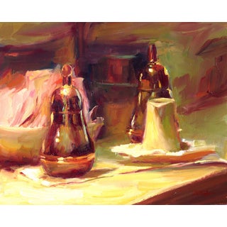 Sugar, Sugar by Pam Ingalls | Oil on Board Still Life of Sugar and Shakers For Sale