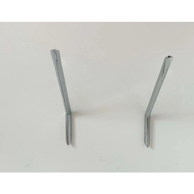 Vintage Wall Lights in Chrome Metal, France, 1970, Set of 2 For Sale - Image 12 of 12