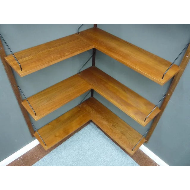 Cado Teak Corner Shelf by Poul Cadovius for Cado, 1960s For Sale - Image 4 of 12