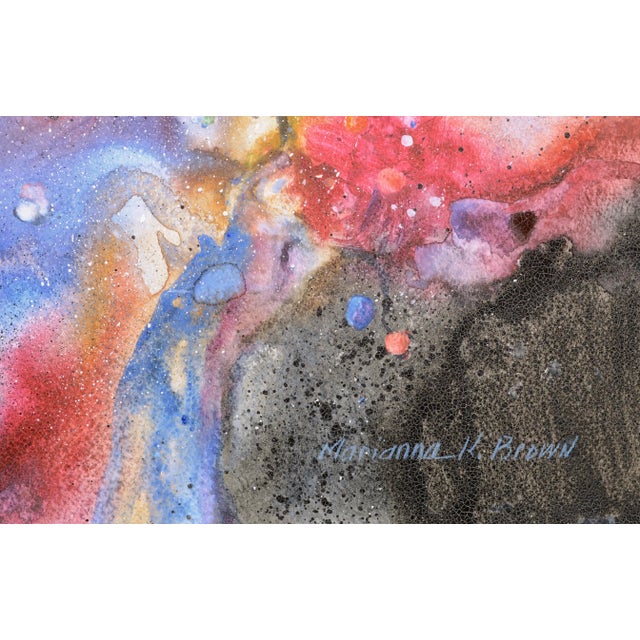 Evolution Orion Nebula (1), Colorful Cosmic Flow Abstract by Marianne K. Brown For Sale In Monterey, CA - Image 6 of 6