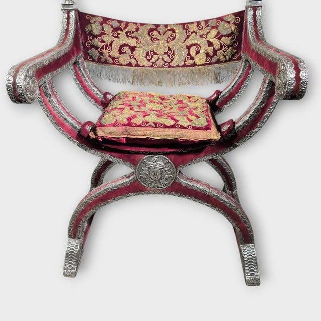 Mexican Colonial Silver Armchairs, 1750s, Set of 2 For Sale - Image 9 of 17