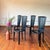 Sossano Italian Postmodern Leather Dining Chairs For Sale - Image 4 of 8
