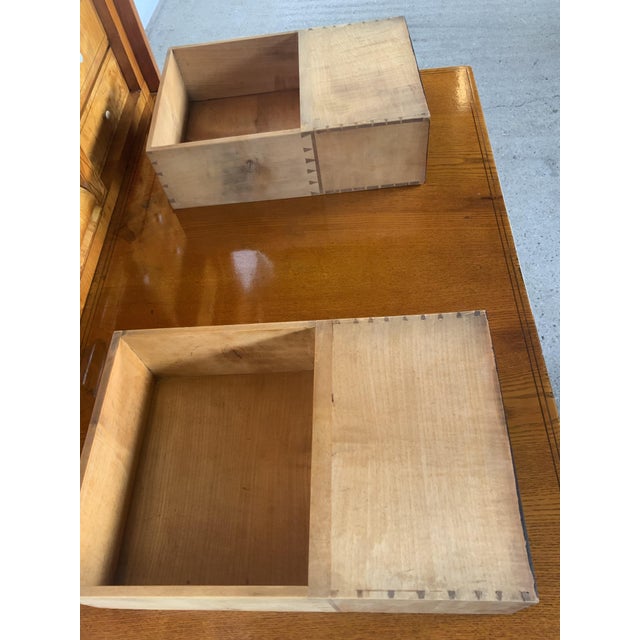 Biedermeier Secretary in Ash, 1830s For Sale - Image 13 of 17