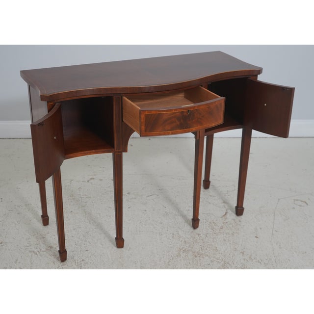 Traditional Baker Historic Charleston Small Mahogany Huntboard Server For Sale - Image 3 of 18