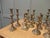 Brass Candleholders, Set of 27 For Sale - Image 5 of 8