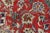 Red Najafabad Rug 8’2” X 12′ Red Wool Traditional Vintage Hand-Knotted Carpet For Sale - Image 8 of 15